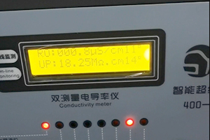 超純水機滿足透析機間歇式供水對純化柱的需求